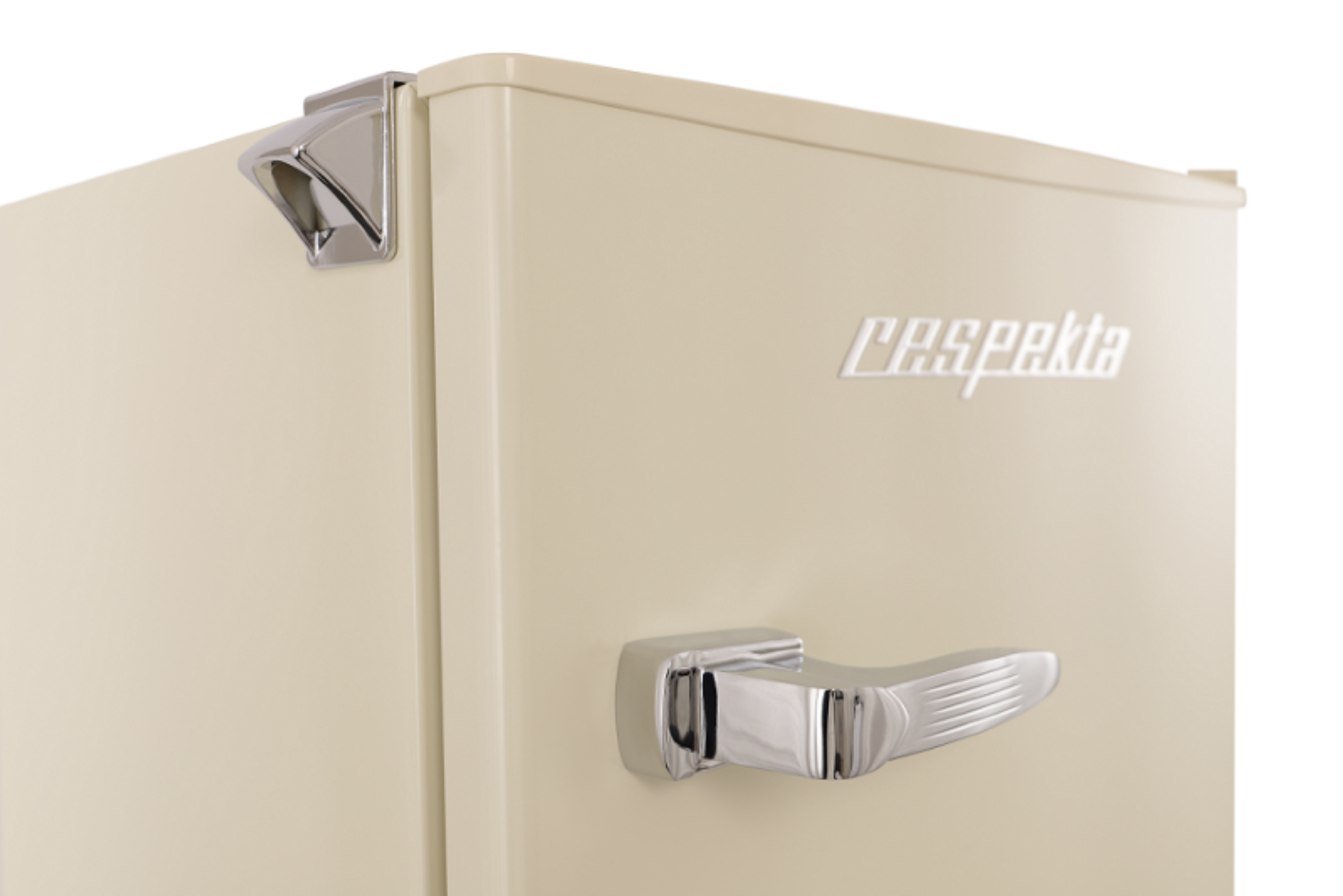 Verpackungsschaden Kühlschrank Kältefach freistehend Retro 83 cm 90 Liter Creme Respekta