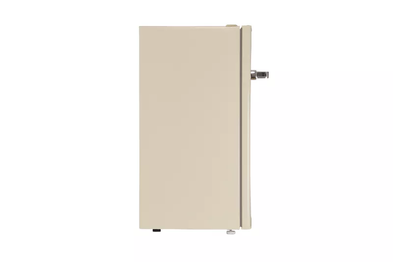 Kühlschrank Kältefach freistehend Retro 83 cm 90 Liter Creme Respekta