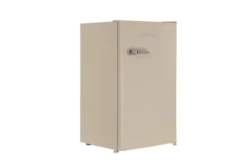 Kühlschrank Kältefach freistehend Retro 83 cm 90 Liter Creme Respekta