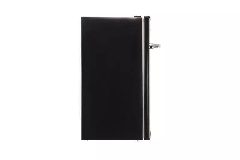 Kühlschrank Kältefach freistehend Retro 83 cm 90 Liter Schwarz Respekta