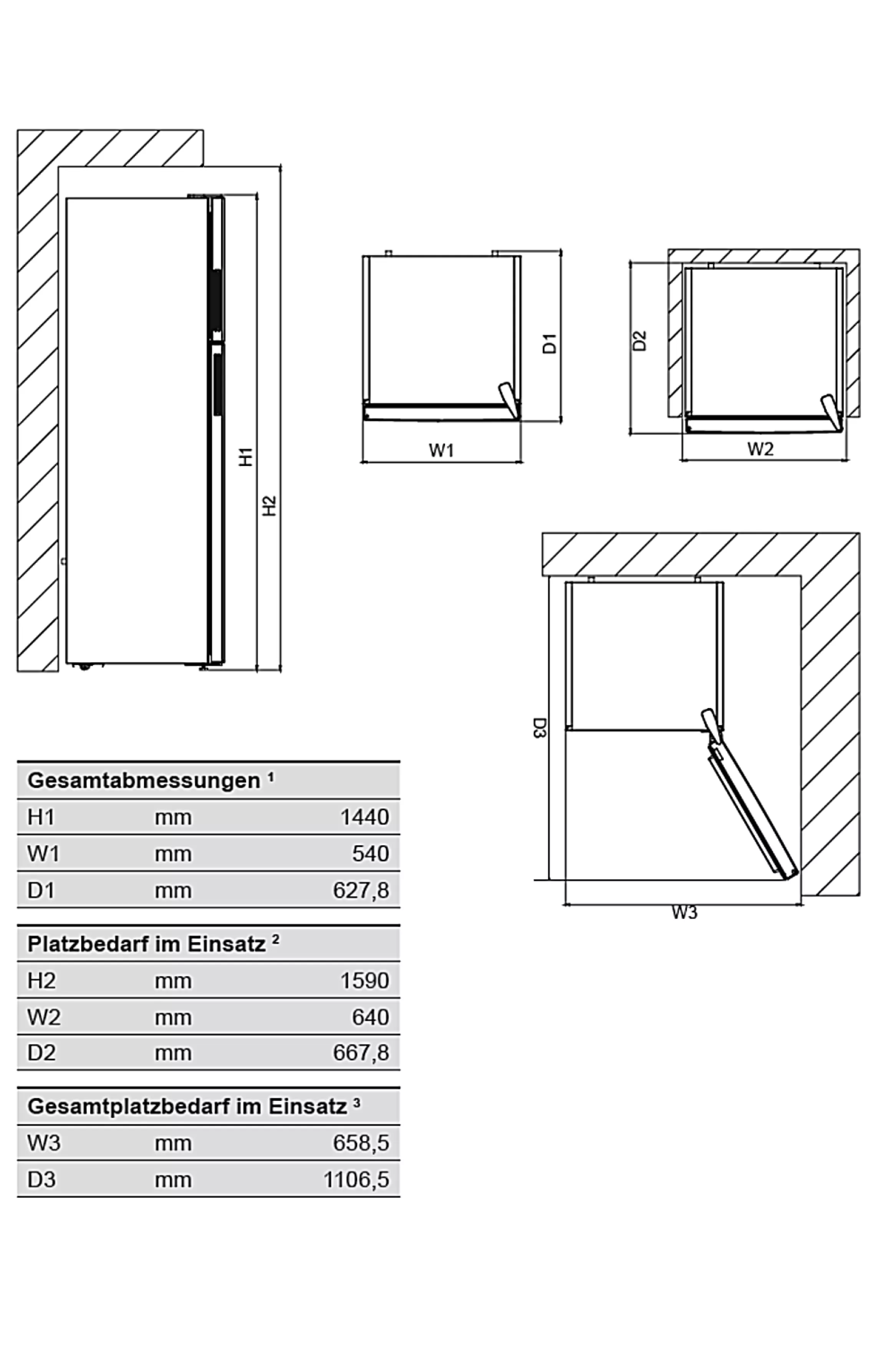 Kühlschrank freistehend 171 Liter 4* Gefrierfach Stand Retro 144 cm Rot Respekta