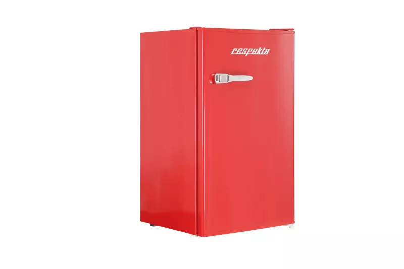 Kühlschrank Kältefach freistehend Retro 83 cm 90 Liter Rot Respekta