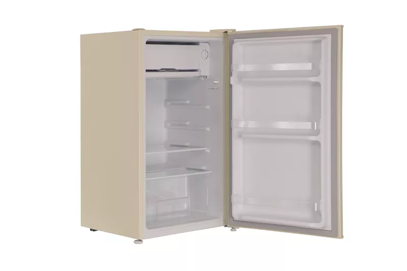 Kühlschrank Kältefach freistehend Retro 83 cm 90 Liter Creme Respekta