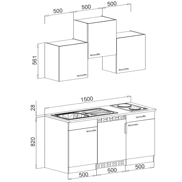 respekta-kitchen-mini-kitchen-single-kitchen-kitchen-unit-fitted