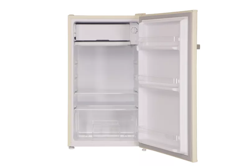 Kühlschrank Kältefach freistehend Retro 83 cm 90 Liter Creme Respekta