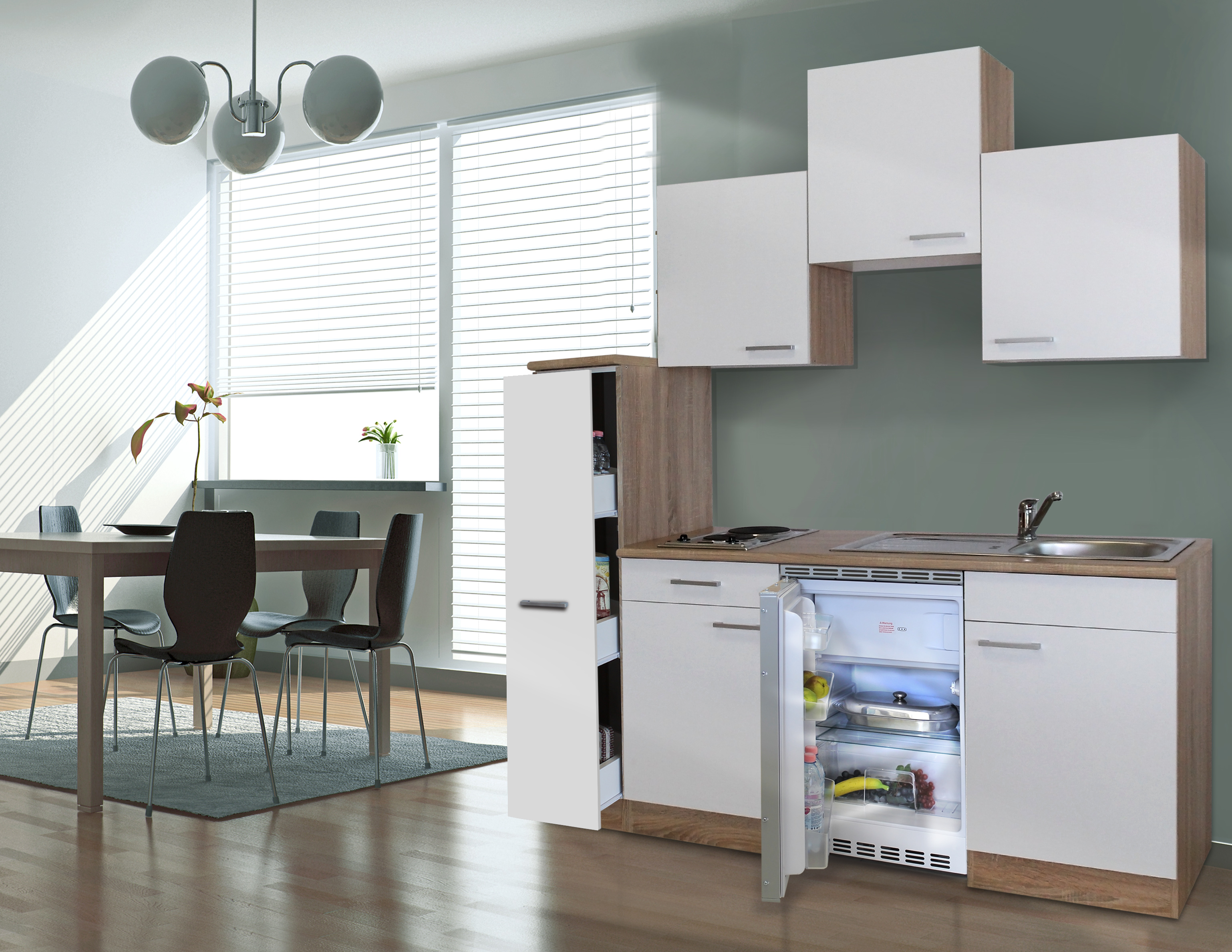 Single Kitchens 160cm