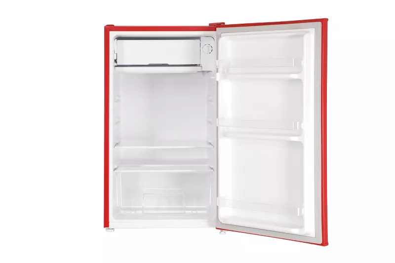 Kühlschrank Kältefach freistehend Retro 83 cm 90 Liter Rot Respekta